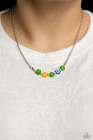 BOUQUET We Go - Green Necklace