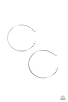 Seize the Sheen - Silver Hoop Earring