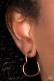 Burnished Beau - Copper Hoop Earring