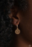 Mandala Maiden - Gold Hoop Earring