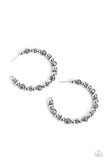 Rebuilt Ruins - Silver Hoop Earring