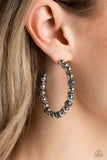 Rebuilt Ruins - Silver Hoop Earring