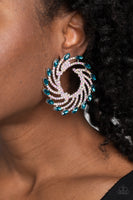 Firework Fanfare - Blue Post Earring