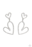 Doting Duo - White Post Earring