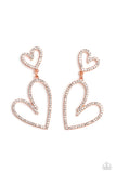 Doting Duo - Copper Post Earring