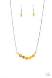 BOUQUET We Go - Orange Necklace