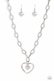 Refulgent Romance - Pink Necklace