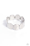 Rippling Record - Silver Bracelet