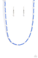 Beaded Blitz - Blue Necklace