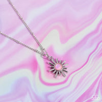 Soak up the Sun - Pink Necklace