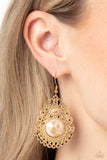 Welcoming Whimsy - White Earring