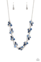 Swimming in Sparkles - Blue Necklace