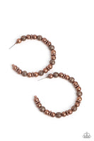 Rebuilt Ruins - Copper Hoop Earring