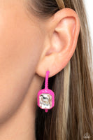 Call Me TRENDY - Pink Hoop Earring