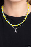 Starry Serendipity - Yellow Necklace