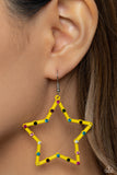 Confetti Craze - Yellow Earring