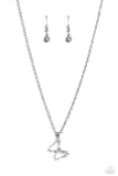 Butterfly Lullaby - White Necklace