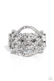 Interlocked Impression - White Ring