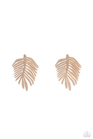 The FROND Row - Gold Post Earring