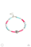 Carefree Coral - Pink Anklet
