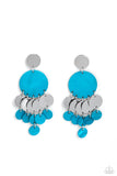 SHELL of the Ball - Blue Post Earring