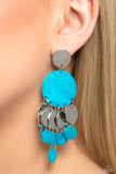 SHELL of the Ball - Blue Post Earring