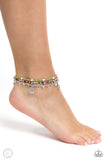 Surfing Safari - Green Anklet