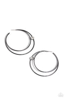 Theater HOOP - Black Hoop Earring