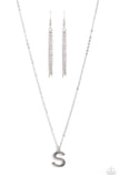 Leave Your Initials - Silver Necklace - S