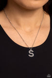 Leave Your Initials - Silver Necklace - S