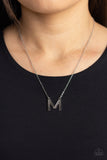 Leave Your Initials - Silver Necklace - M
