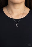 Leave Your Initials - Silver Necklace - C