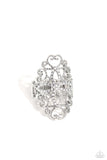 Fabulous Filigree - White Ring