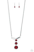 Alluring Andante - Red Necklace