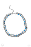 A Pop of Color - Blue Choker