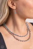 A Pop of Color - Blue Choker