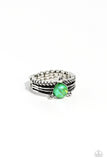 Sinuous Spotlight - Green Ring