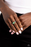 Sinuous Spotlight - Green Ring