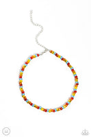 Colorfully GLASSY - Red Choker