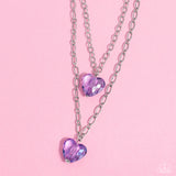 Layered Love - Purple Necklace