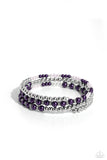 Just SASSING Through - Purple Bracelet