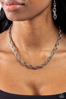 Braided Ballad - Silver Necklace