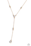 Lavish Lariat - Gold Necklace