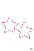 Starstruck Secret - Pink Hoop Earring