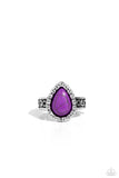 Scalloped Showcase - Purple Ring