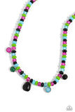 Colorfully California - Black Necklace