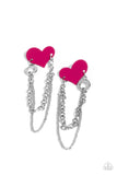 Altered Affection - Pink Post Earring
