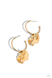 Majestic Mermaid - Gold Hoop Earring