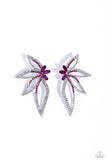 Twinkling Tulip - Pink Post Earring