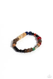 I WOOD Be So Lucky - Blue Bracelet